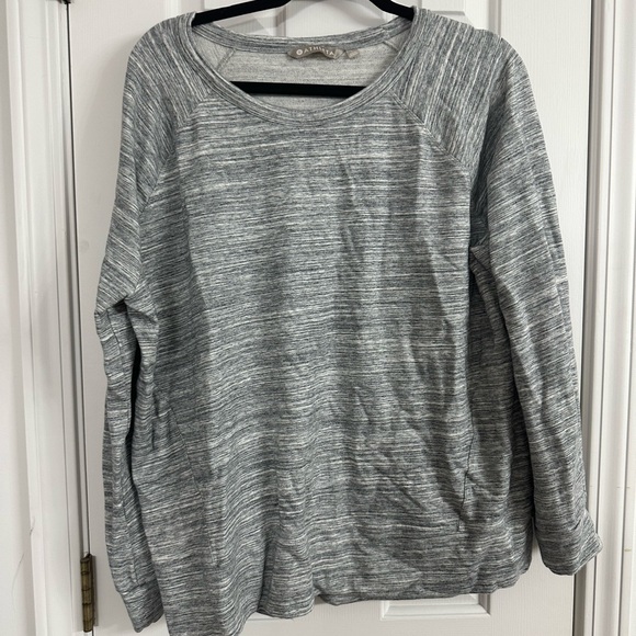 Athleta size Large lycocell modal long sleeveeve Bandha sweatshirt - Picture 1 of 4